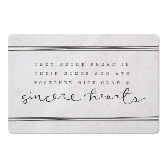 Sincere Hearts 27" x 18" Floor Mat {1}