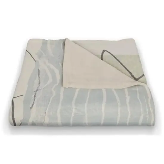 Chic Urban Abstract I 50" x 60" Coral Fleece Blanket {3}