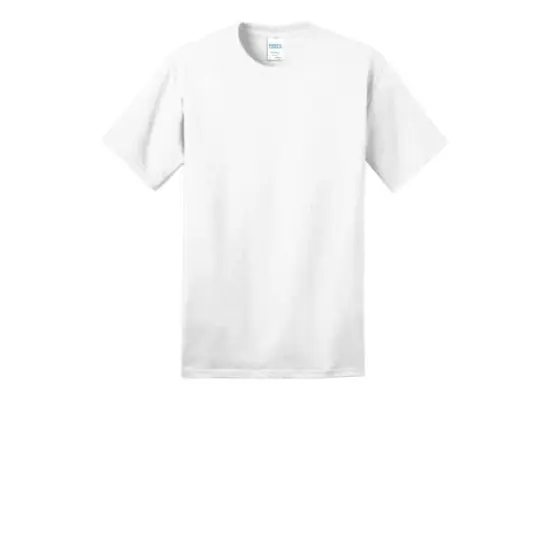 Port & Company&reg; Ring Spun Cotton T-Shirt White {1}