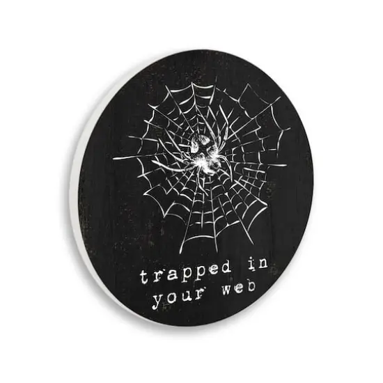 Stupell Industries Trapped In Your Web Humor Wall Plaque Art {1}