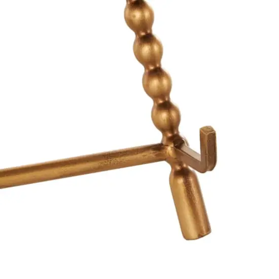 9" x 11" Gold Metal Abstract Wide Display Easel {6}