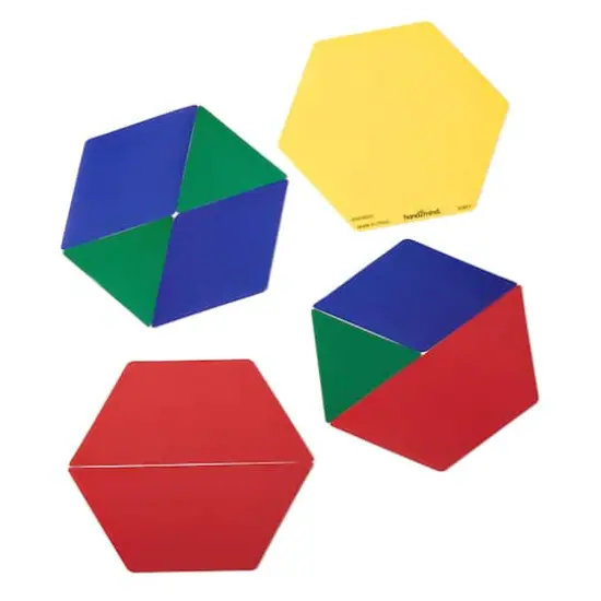 Hand2mind&reg; Pattern Blocks Demonstration Clings {3}