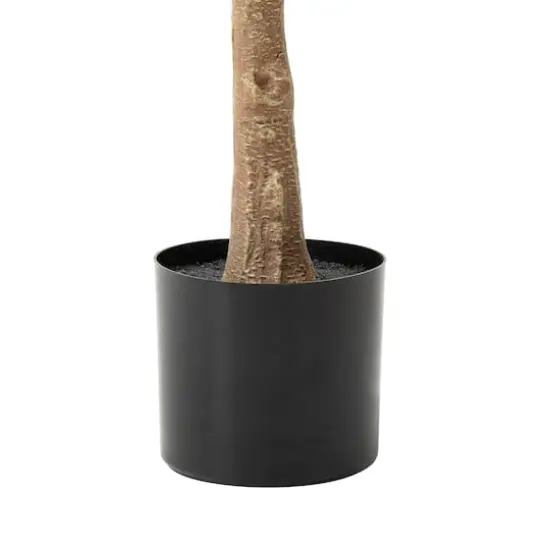 Glitzhome&reg; 5ft. Faux Fiddle Leaf Fig Tree in Pot {7}