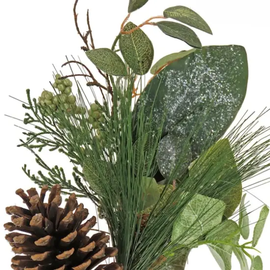 Frosted Pine, Berry & Pinecone Pick {4}