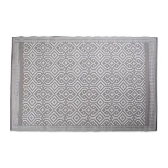 DII&reg; Gray Moroccan Outdoor Rug, 4ft. x 6ft. {1}