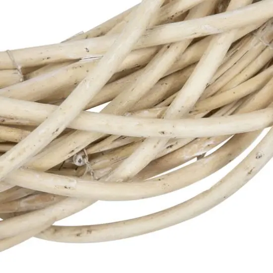 15" Unlit Natural Weeping Willow Spring Twig Wreath {5}