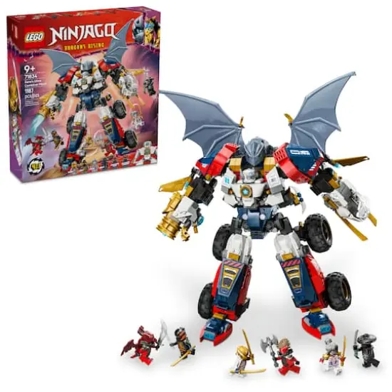 LEGO&reg; NINJAGO&reg; Zane&rsquo;s Ultra Combiner Mech Toy 4-in-1 Building Set 71834 {1}