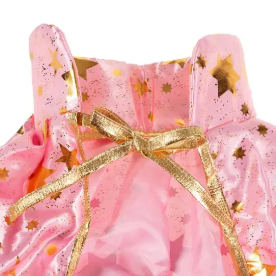 Princess Cape With Pink & Gold Stars {5}