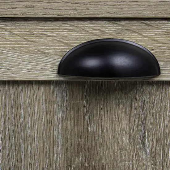 Household Essentials Laundry Sorter Cabinet (Oak) {12}