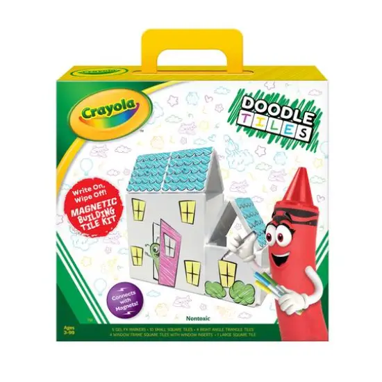Crayola&reg; Doodle Tiles Magnetic Building Kit {1}