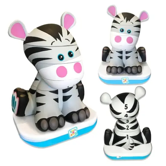 Stack-a-Roos Pals&trade; Baby Zebra Stacking Animal Tower {6}