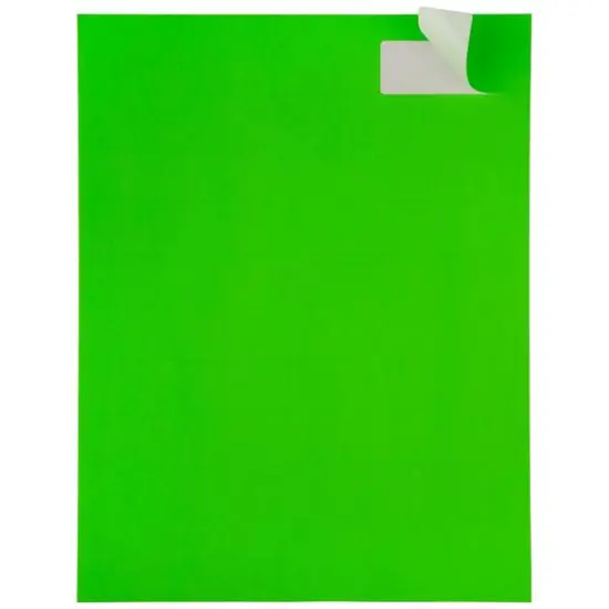 JAM Paper Standard Mailing Return Address Labels Neon Green {5}