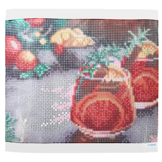 8" x 10" Cocktails Diamond Art Kit with Frame by Make Market&reg; {3}