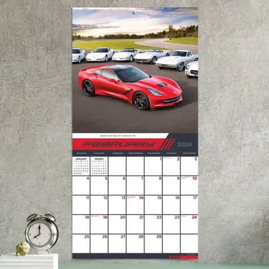 TF Publishing 2024 Corvette Wall Calendar {5}