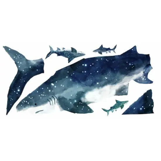 RoomMates Shark Peel & Stick Giant Wall Decals {4}