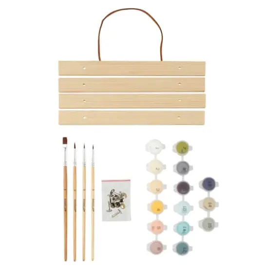 8" x 10" Great Smoky Mountains Paint-by-Number Kit with Wood Display Hanger by Artist's Loft&reg; {3}