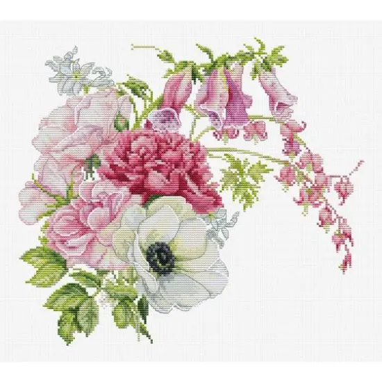 Luca-S Spring Bouquet Counted Cross Stitch Kit {10}
