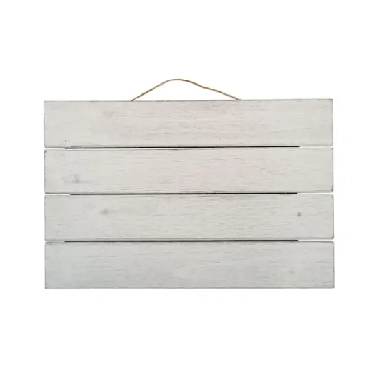 17" Whitewashed Plaque by Make Market&trade;, 2ct. {4}