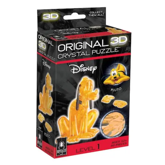 Original 3D Crystal Puzzle&trade; Disney Pluto 40 Piece Puzzle {3}