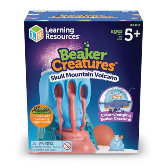 Learning Resources Beaker Creatures Skull Mountain Volcano {6}