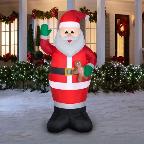 7ft. Airblown&reg; Inflatable Christmas Santa {3}