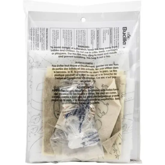 Bucilla&reg; Elegant Christmas 18" Felt Stocking Applique Kit {4}