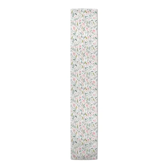 72" Pastel Floral Pattern Poly Twill Table Runner {1}