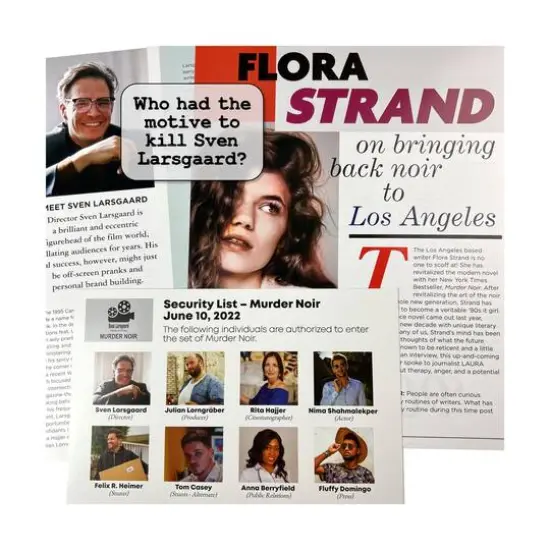 Murder Mystery Party Case Files: Murder Noir {7}