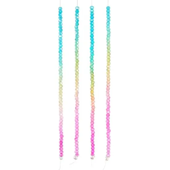 Rainbow Glass Faceted Round Beads, 3.5mm by Bead Landing&trade; {4}