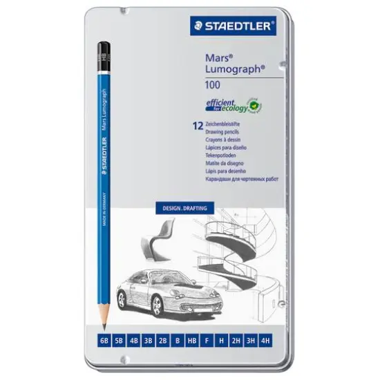 Staedtler&reg; Lumograph&reg; Medium Degrees Pencil Set {1}