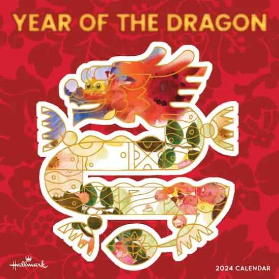 TF Publishing 2024 Year of the Dragon Wall Calendar {1}