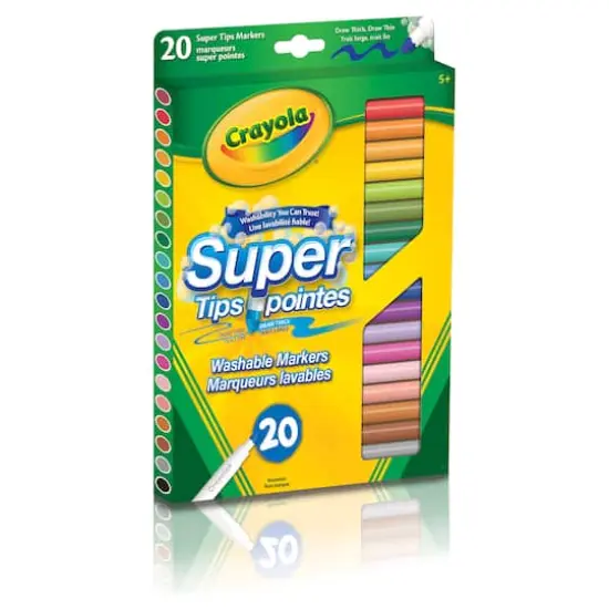 Crayola Super Tips Washable Markers, 20ct. {1}