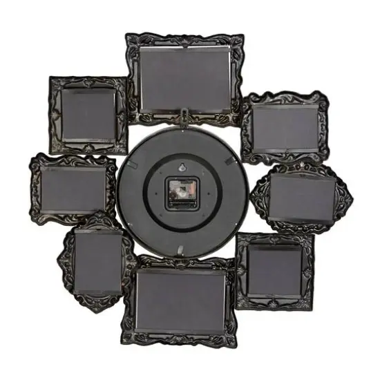 25" Multicolored Metal Frames Wall Clock {8}