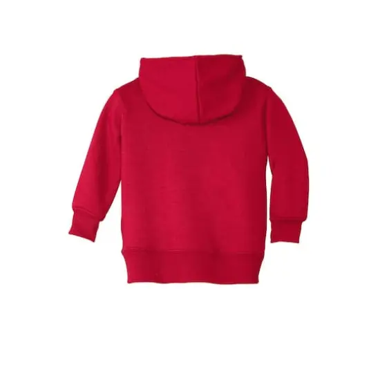 Port & Company&reg; Core Fleece Full-Zip Hooded Toddler Sweatshirt Red {5}