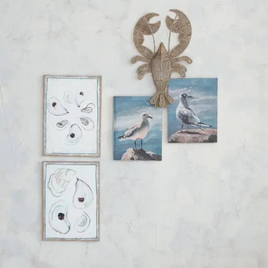 Hello Honey 17.75" Coastal Catch Natural Seagrass Lobster Wall D&eacute;cor {3}