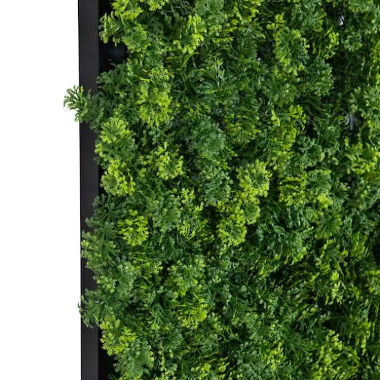 20" x 40" Framed Irish Green Meadow Artificial Living Wall Art Panel {5}