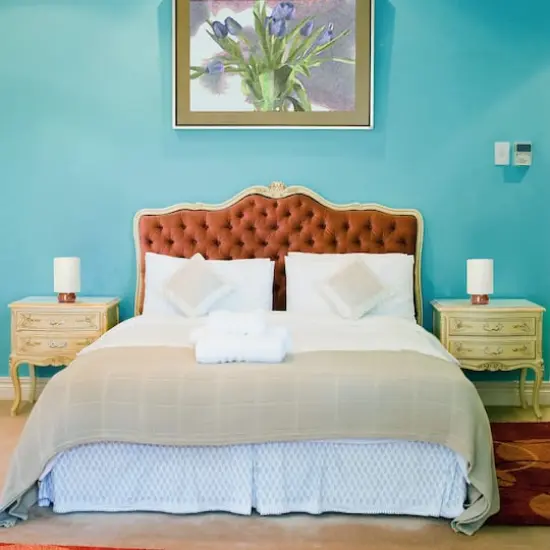 Simple Designs&trade; 2-Pack Mini Touch Lamps with Shades Rose Gold Base and Cream Shades {5}