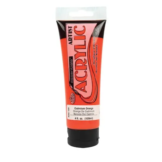 Royal & Langnickel&reg; Essentials&trade; Artist Acrylic Paint, 120mL Cadmium Orange {1}