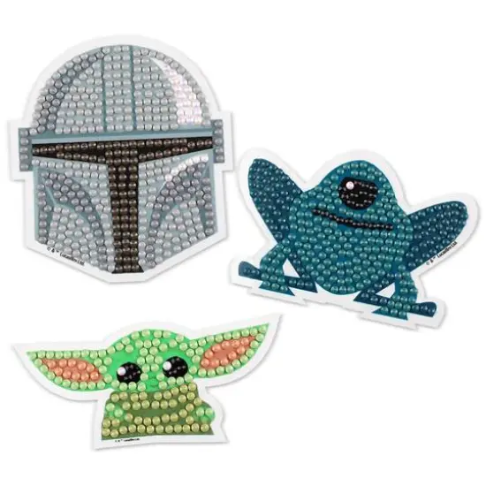 Camelot&reg; Dots DOTZIES&reg; The Mandalorian Icon Diamond Painting Sticker Kit, Round Diamonds  {1}