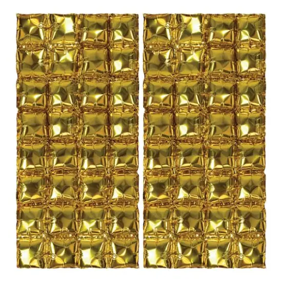 Beistle Gold Foil Balloon Backdrops {1}