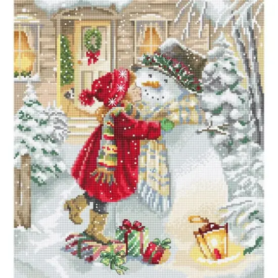 Letistitch Winter Playtime Counted Cross Stitch Kit {1}