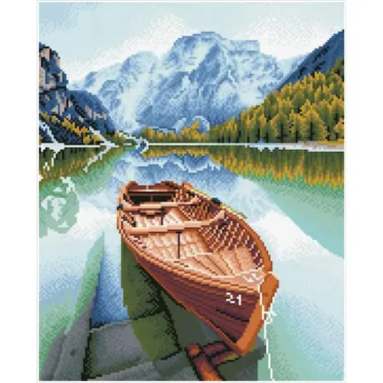 Diamond Dotz&reg; Intermediate Level Fjord Travel Diamond Painting Kit {3}