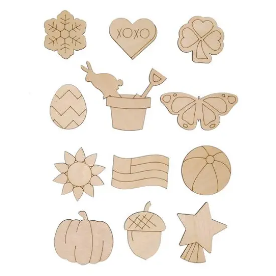 Leisure Arts® There's Gnome Place Like Home Seasonal Layered Wood Sign Kit {5}