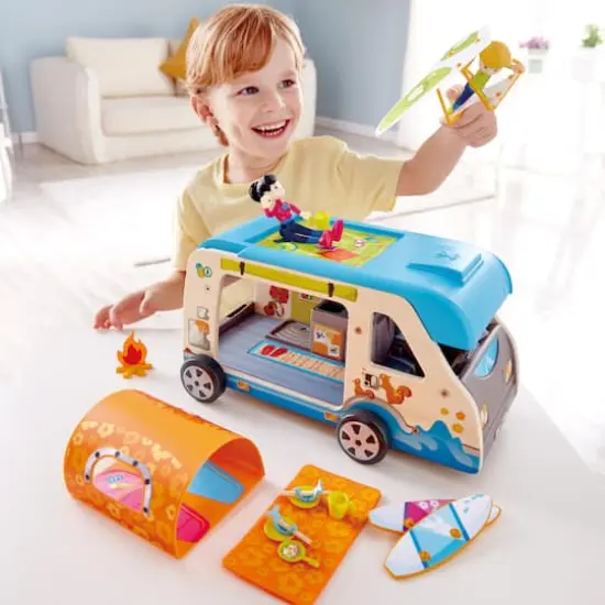 Hape Adventure Van Playset {3}