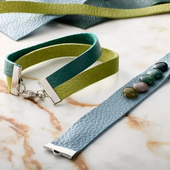 0.5lb. Assorted Leather Scraps by Bead Landing&trade; {3}