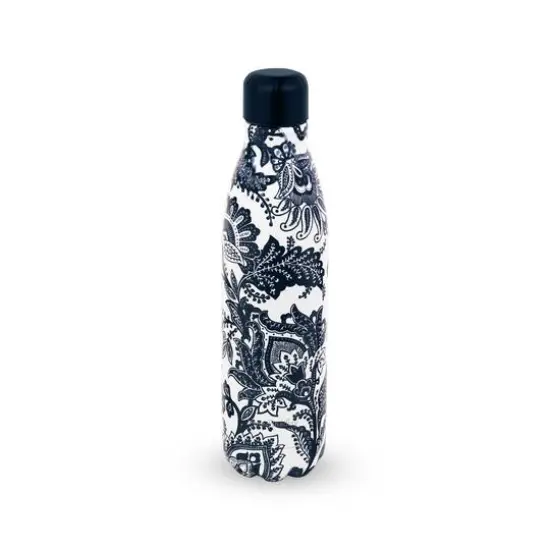 Vera Bradley&reg; 17oz. Java Navy White Stainless Steel Water Bottle {3}
