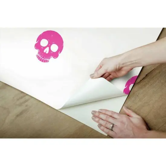 RoomMates Disney® Cruella Glamour Skulls Peel & Stick Wallpaper Pink {10}