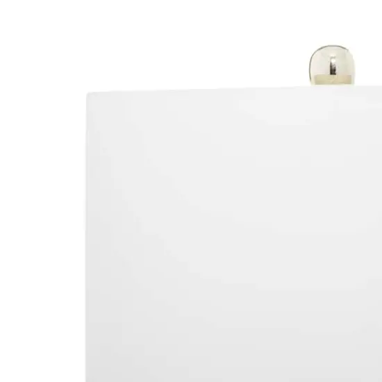 31" Gold Glass Transitional Table Lamp {7}