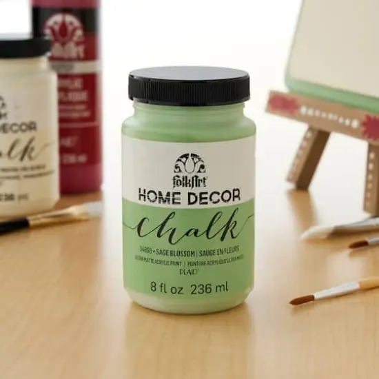 FolkArt&reg; Home Decor&trade; Chalk Paint Sage Blossom {3}