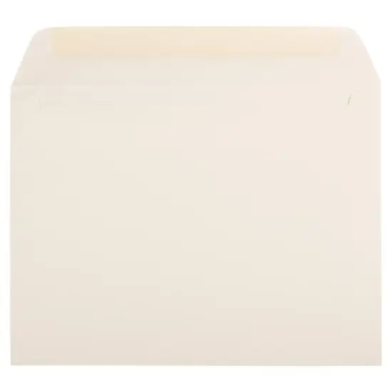 JAM Paper Strathmore 9" x 12" Booklet Wove Envelopes, 25ct. Ivory {4}
